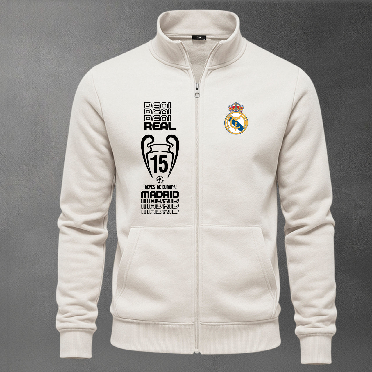 Buzo Cuello Alto Real Madrid Bordado