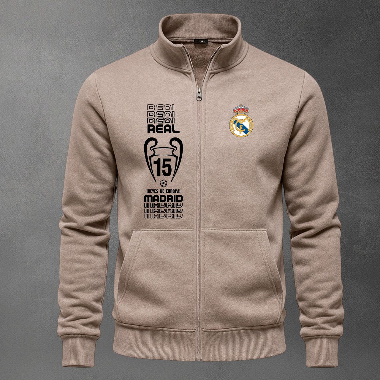 Buzo Cuello Alto Real Madrid Bordado